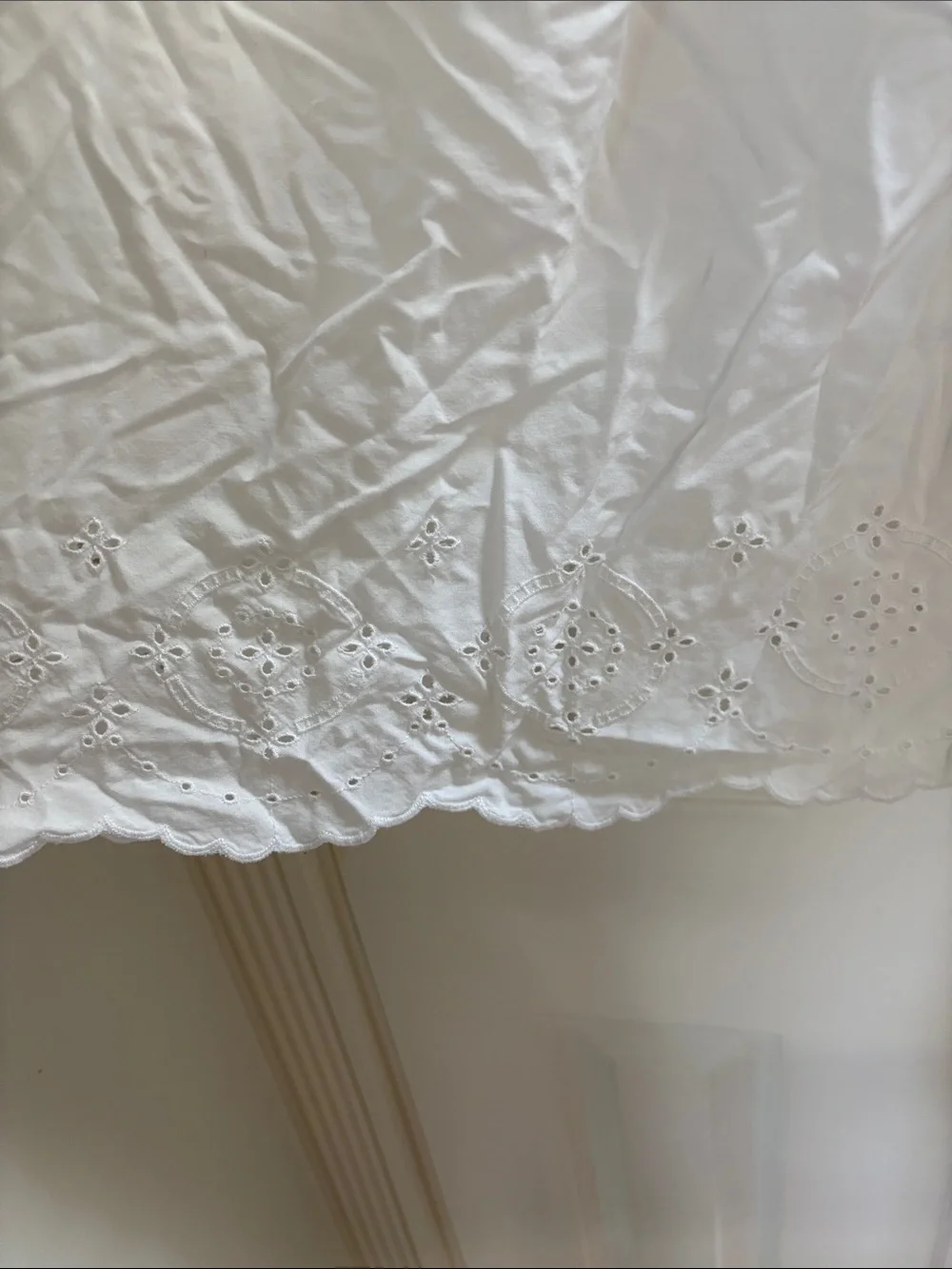 Old Navy White Eyelet Puff-Sleeve Blouse
